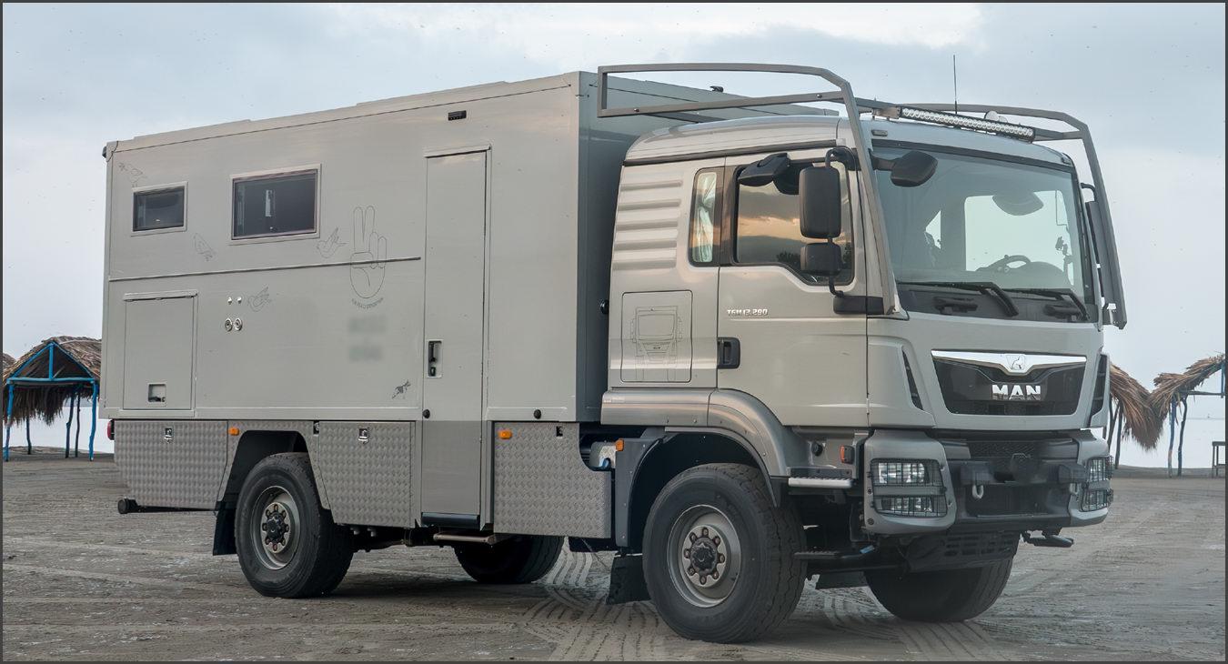 MAN TGM 13.290 Camion tout-terrain pour 2+ personnes 